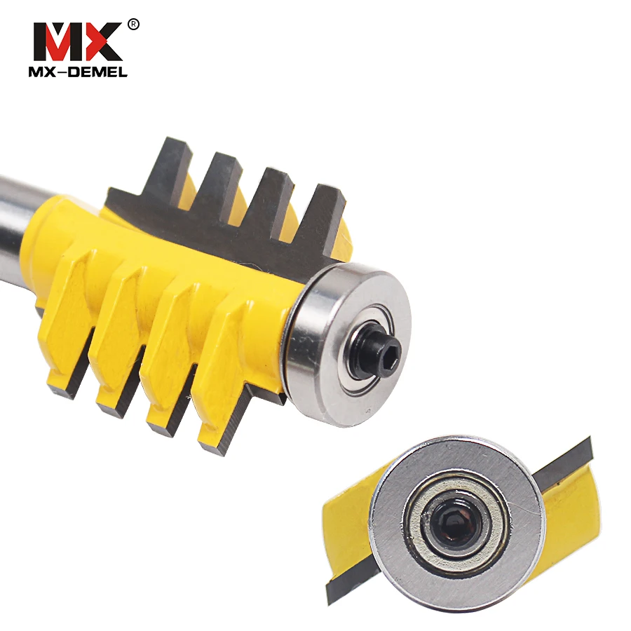 1/2" 1/4" Shank Rail Reversible Finger Joint Glue Router Bit Cone Tenon Woodwork Cutter Power Tools Wood | Инструменты