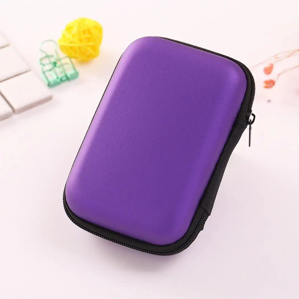 EVA кабель для наушников SD карты наушники на молнии сумка хранения твердый USB чехол