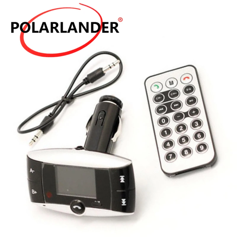 Car MP3 Player BluetoothHandsfree FM Transmitter HD Loosless + LCD Screen Support TF Slot With Remote Control | Автомобили и