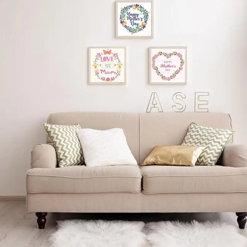 Вышивка крестиком 5D Полный алмаз картина домашний декор 30x30 см круглый DIY