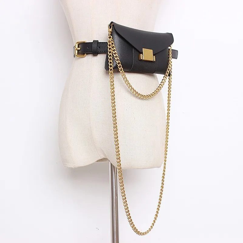 Женский широкий ремень TWOTWINSTYLE с принтом из искусственной кожи цепочкой в