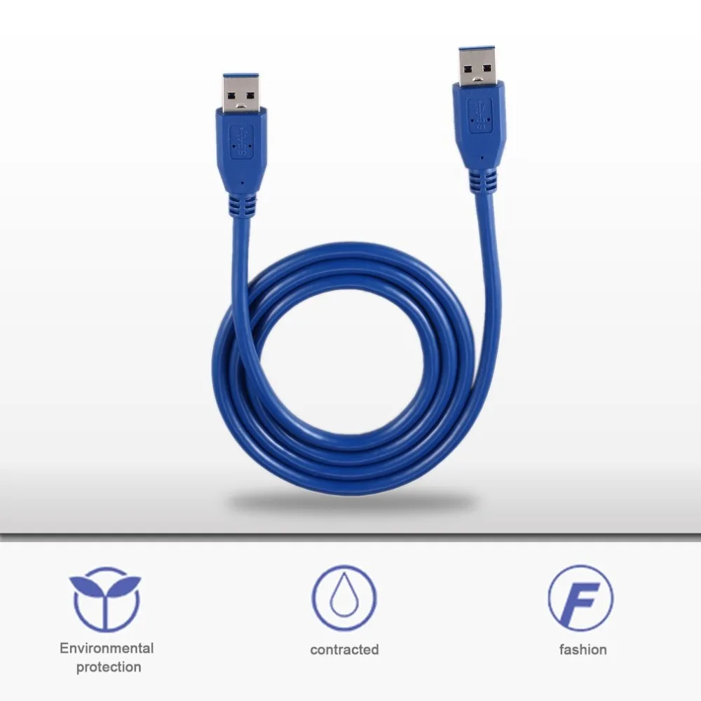 Кабель для майнинга Портативный синий сплошной 3FT/1 м SuperSpeed USB компьютера 3 0 Тип