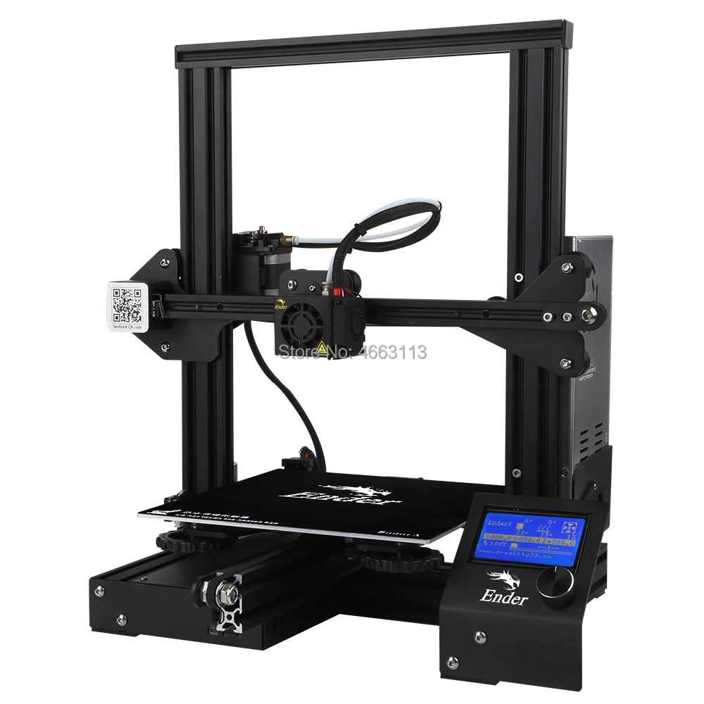 Creality Ender-3 DIY 3D-принтеры комплект 220*220*250 мм широкоформатной печати Размеры с MK8