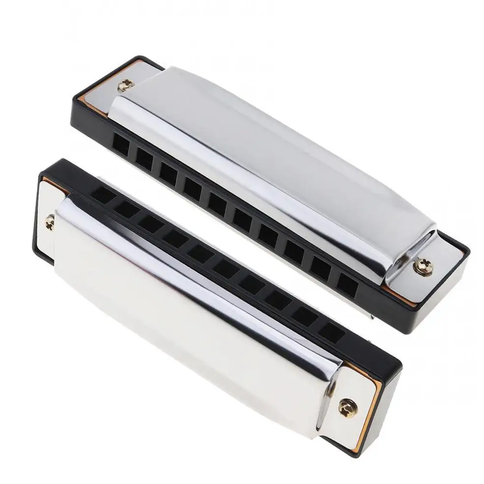 Портативный музыкальный инструмент из нержавеющей стали Harmonica Повседневный