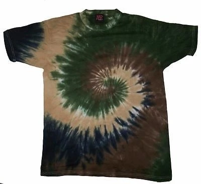LIGHT CAMO SWIRL TYE DYED TEE SHIRT #LTCAMO unisex SIZE MED camouflage tie dye | Мужская одежда