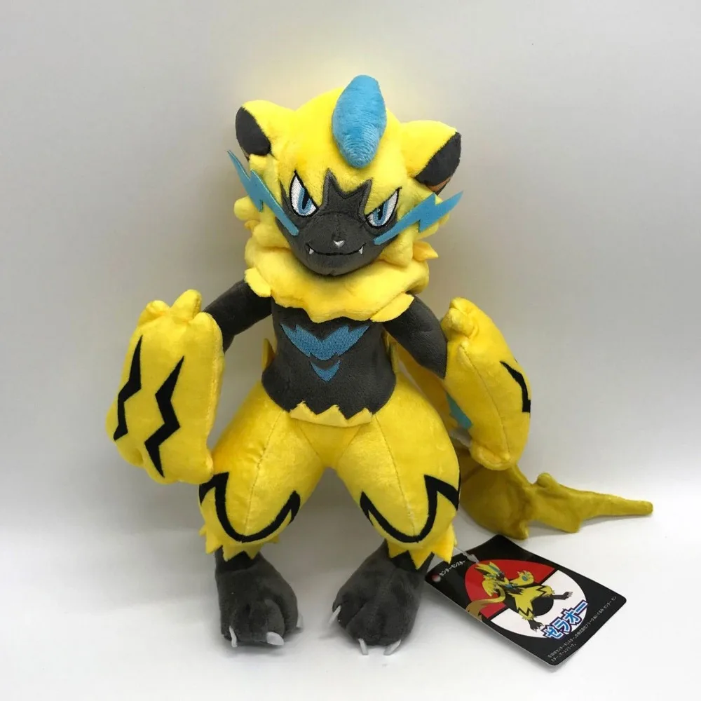 Zeraora плюшевая мягкая игрушка кукла плюшевый чучело 11&quot|Персонажи мультфильмов и