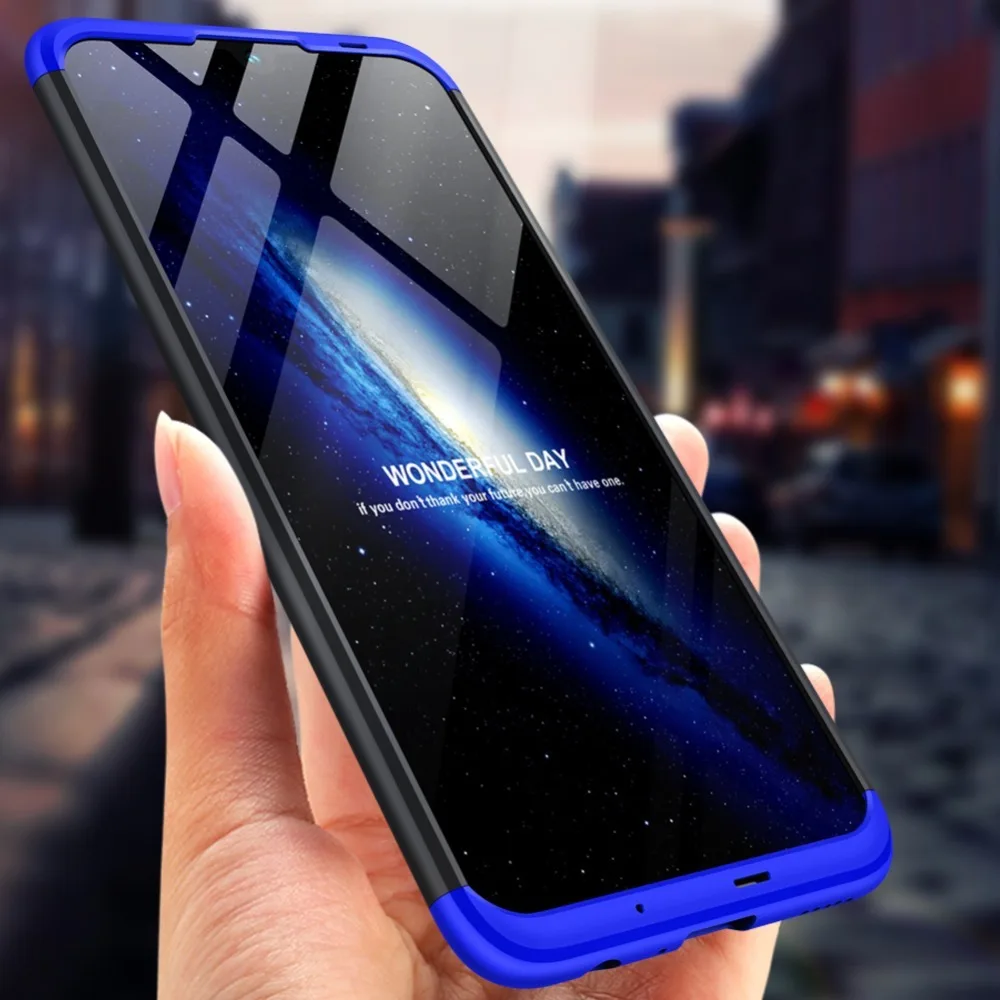 Чехол для huawei Y7 Pro 2019 360 градусов Полная защита жесткий пластиковый чехол s DUB-LX1
