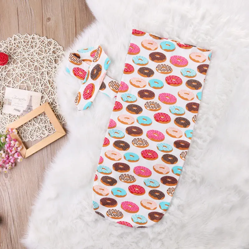 Cute Cotton Swaddle Blanket Newborn Baby Kids Wrap Sleeping Bag |