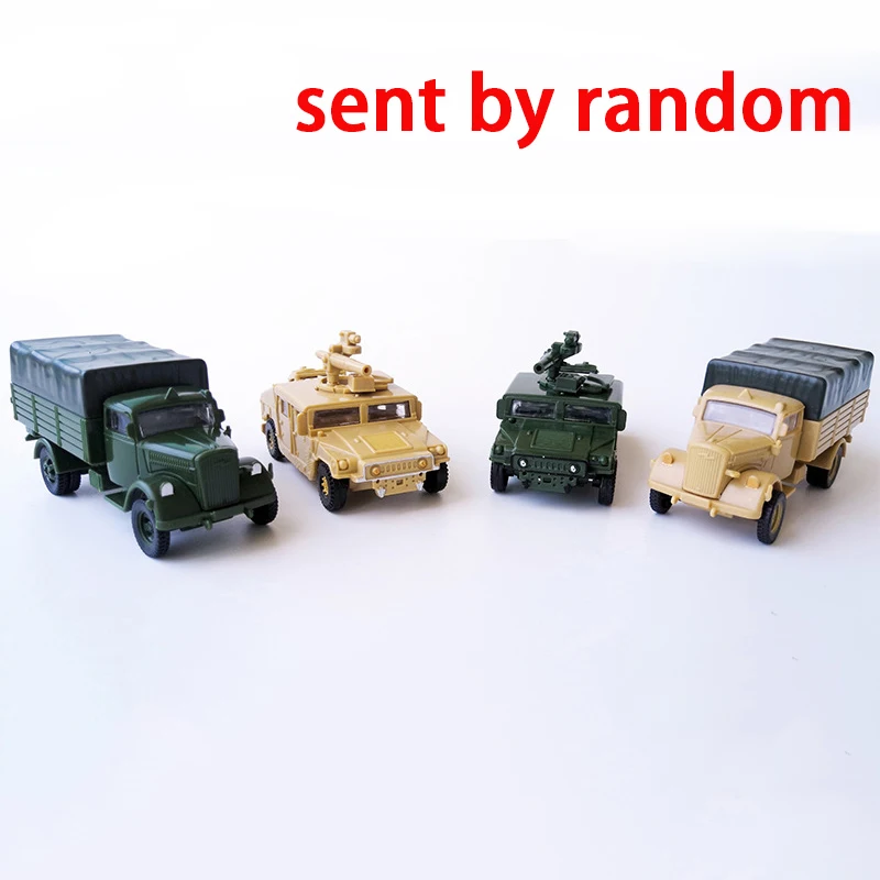 Армейская военная модель автомобиля развивающая креативность 1: 72 Opel Blitz грузовик