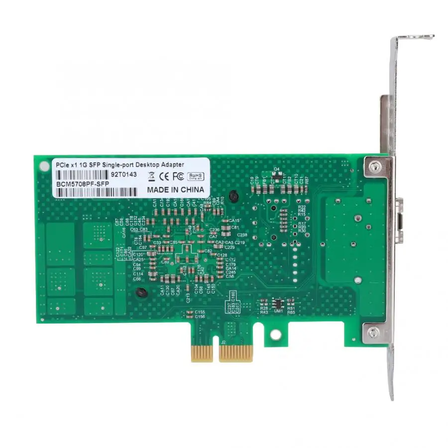 BCM5078 1000 Мбит/с PCIe Gigabit LAN Card NIC сетевая карта PXE/Jumbo 1G SFP интерфейс|Сетевые карты| |