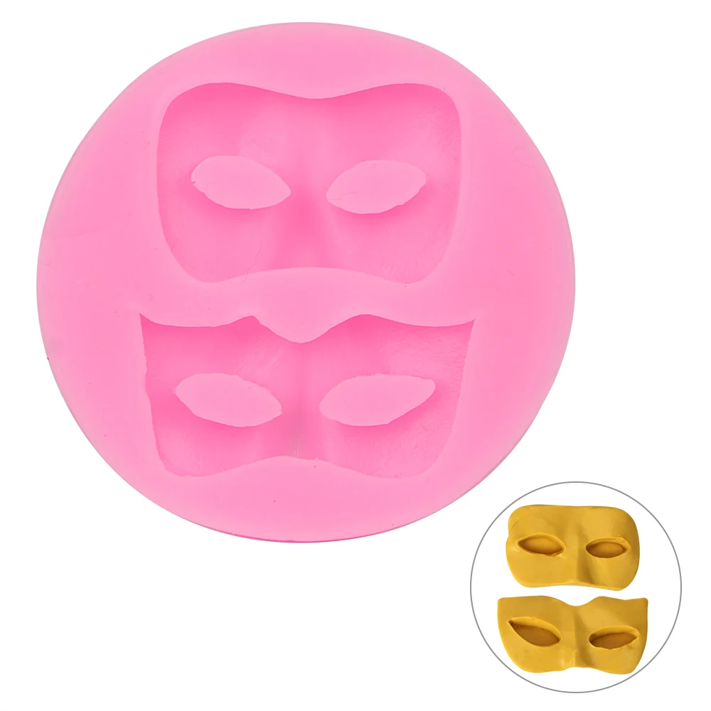Fondant (сахарная) форма для заливки шоколада кондитерских изделий Маскарадная