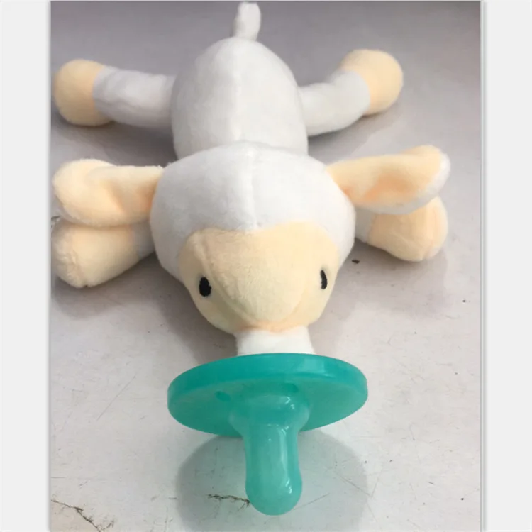 New Pattern Baby Appease Nipple Toys Suspension Type Animal Lint Flower Colour A Variety Of Silica Gel | Мать и ребенок