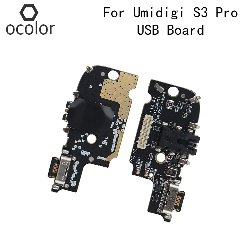 Цветной для Umidigi S3 Pro USB разъем плата зарядки в сборе запасные части Мобильный