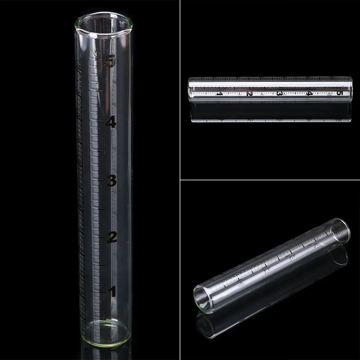 5 дюймов Ёмкость Стекло дождемер Замена трубки на открытом воздухе дома шланг для