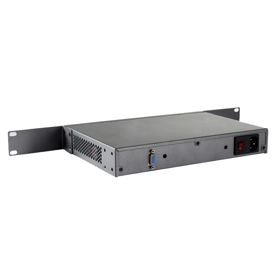 Брандмауэр Mikrotik Pfsense сети VPN Security Appliance маршрутизатора ПК Intel Atom D525 [HUNSN RS01] (4LAN/2USB2.