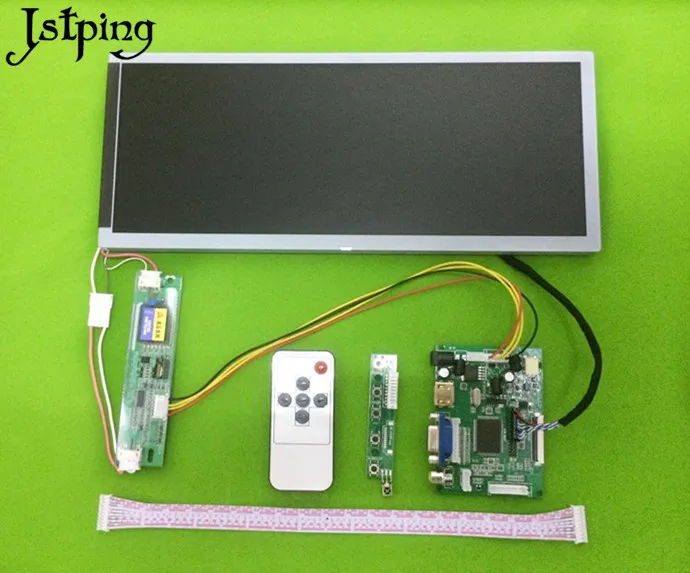 Контроллер платы управления Jstping LQ123K1LG03 VS-TY2662-V1 HDMI VGA 2AV для Raspberry Pi 3 с ЖК-дисплеем 12