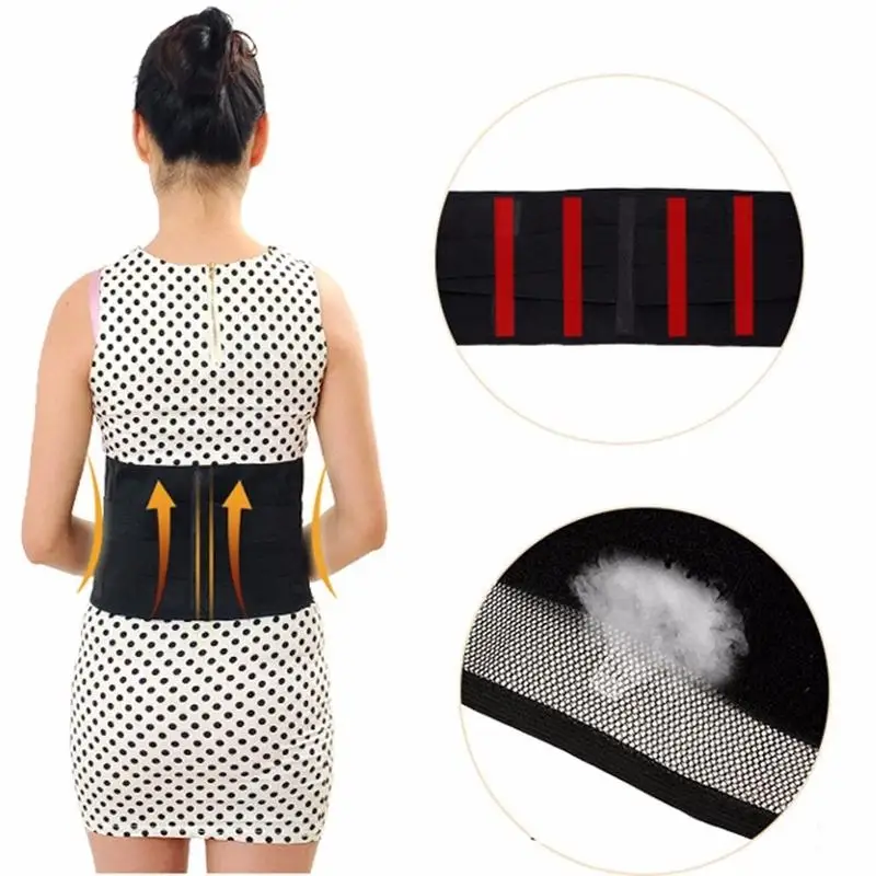 Регулируемый дышащий самоактивирующий термозащитный Поясничный ремень для