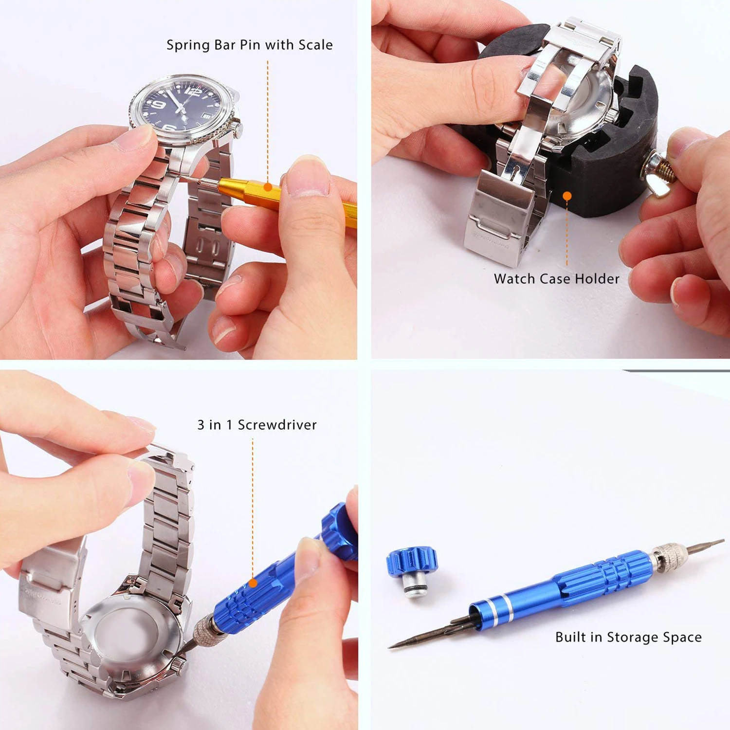 Watch Repair Kit Professional Multi-Tool Portable Watchmaker Tool Set Perfect for Beginners Professionals Watchma | Наручные часы