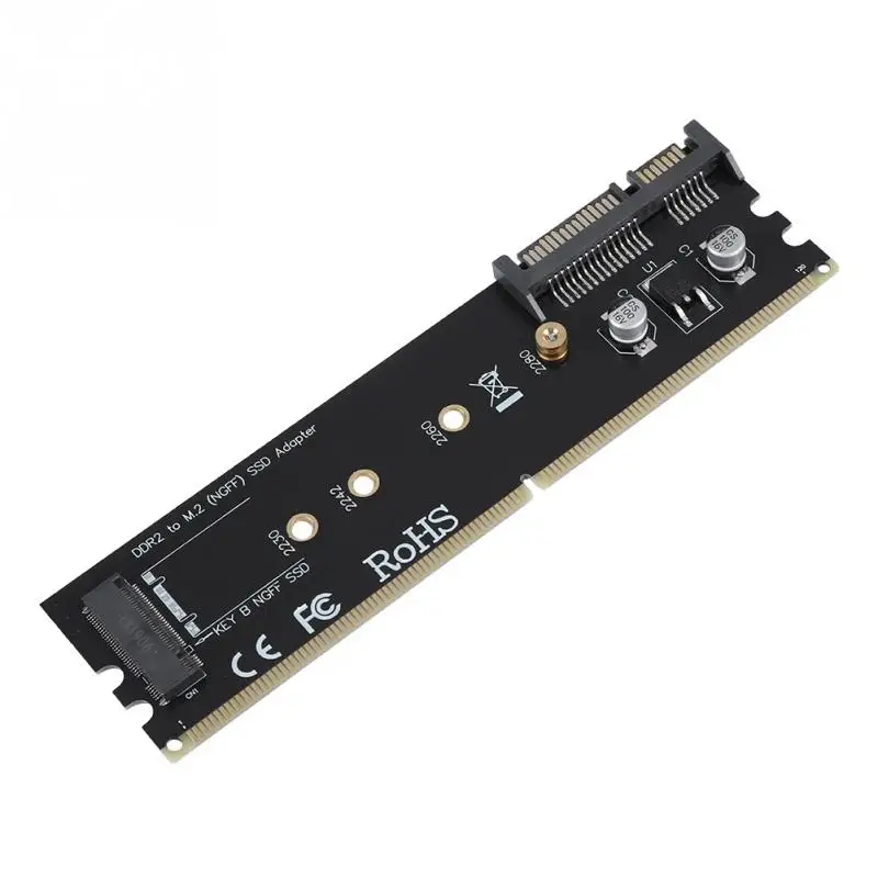 Высококачественный внешний адаптер DDR к M.2 SSD SATA NGFF B Key Riser Card | Компьютеры и офис