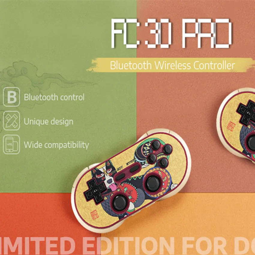 Оригинальный 8bitdo FC30 Pro Беспроводной Bluetooth геймпад Ретро игровой контроллер