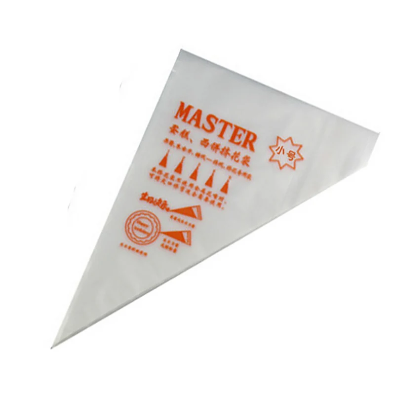 100pcs Disposable Pastry Bags S/m Size Piping Bag Confectionery For Cream Fondant Cake Decorating Tools Bakeware GJ03 | Дом и сад