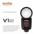 Вспышка Godox V1C V1F V1N V1O V1P V1S 2,4G TTL HSS для камеры Canon Nikon Sony Fujifilm Olympus Lumix Panatex Pansonic