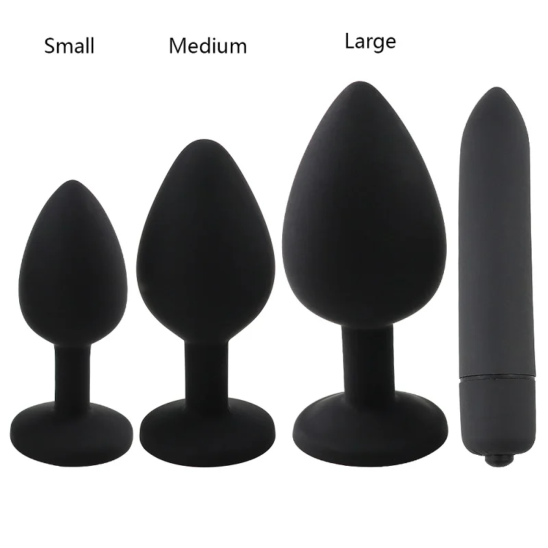 Soft Silicone Anal Butt Plug vibrators Prostate Massager Adults Gay Products Mini Bullet Vibrator Sex Toys for Couples | Красота и