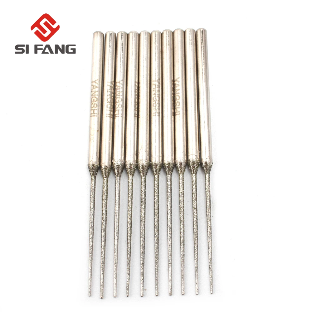 

10Pcs Longer Pointed Needle Diamond Grinding Head Rotary Tool For Dremel Accessories 3x70mm