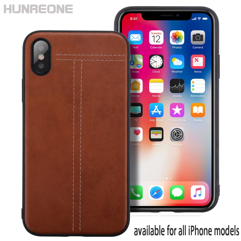Hunreone чехол для телефона Movil T iPhone X XS XR Max 7 8 7P 8P 6 6S 6P 6SP|Бамперы| |
