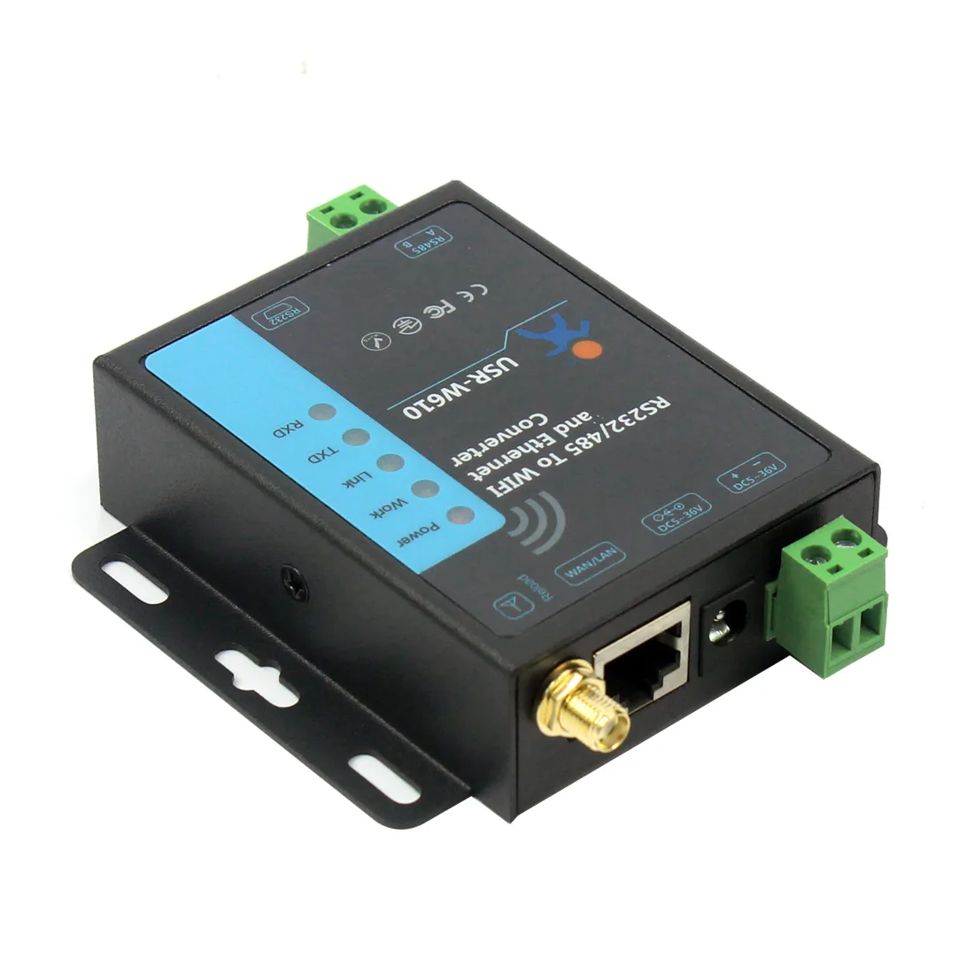 RS232 RS485 серия к Wi Fi и Ethernet конвертер двунаправленный трансмиттер поддержка Modbus VS USR - Фото №1