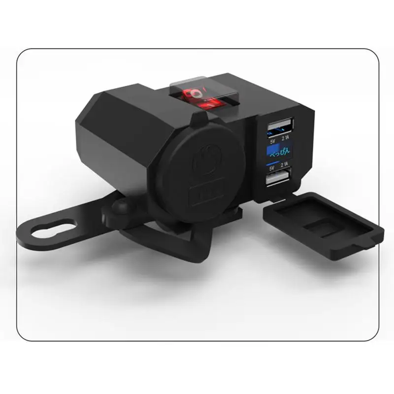 Модифицированное автомобильное зарядное устройство для мотоцикла двойное USB