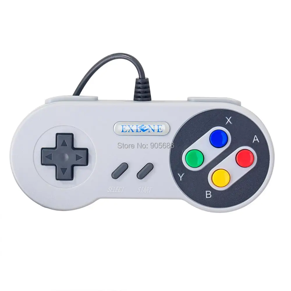 Игровой USB контроллер Exlene 3M для SNES Классический игровой геймпад Joypad Gamestick Windows ПК