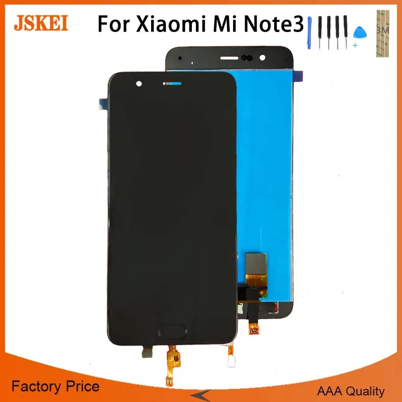 Для Xiaomi Mi Note 3 ЖК дисплей кодирующий преобразователь сенсорного экрана в сборе