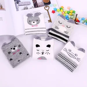 Модные милые короткие носки женские Харадзюку с героями мультфильмов, милые короткие носки с рисунком, хипстерские забавные женские носки, 1 пара = 2 шт., XG30