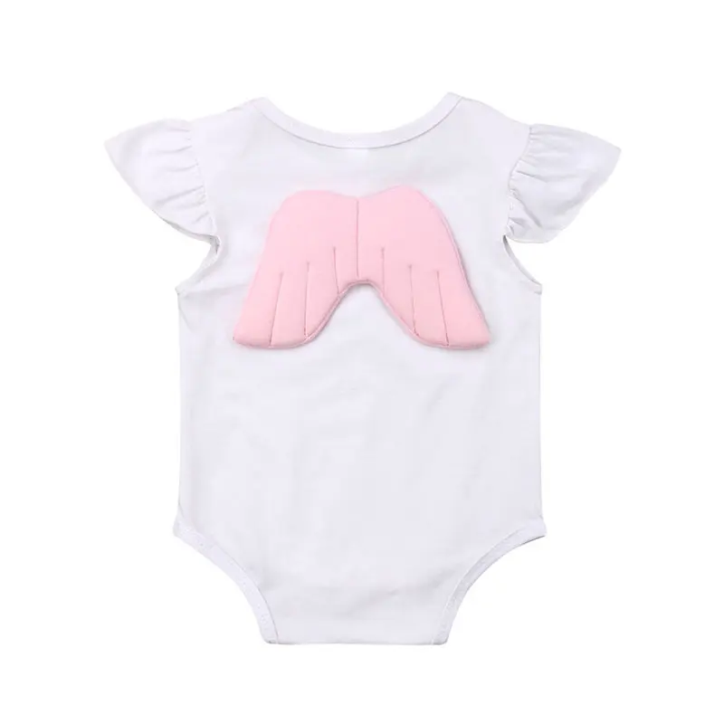 Боди с объемными крыльями одежда для маленьких девочек наряд ангела