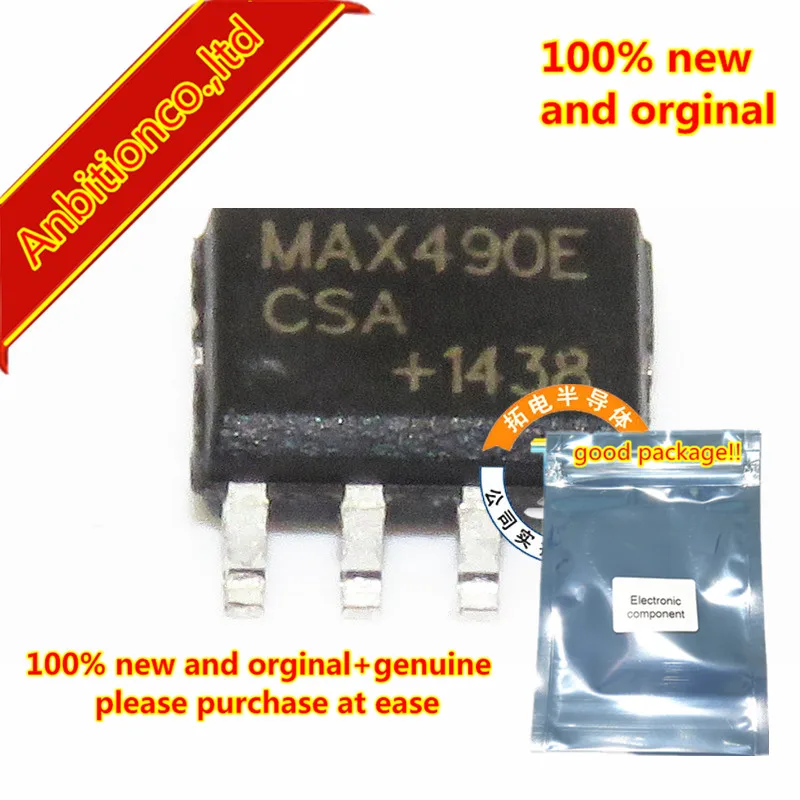 10 шт. 100% новый и оригинальный MAX490ECSA SOP 8 15кВ esd защита ограниченная скорость низкая