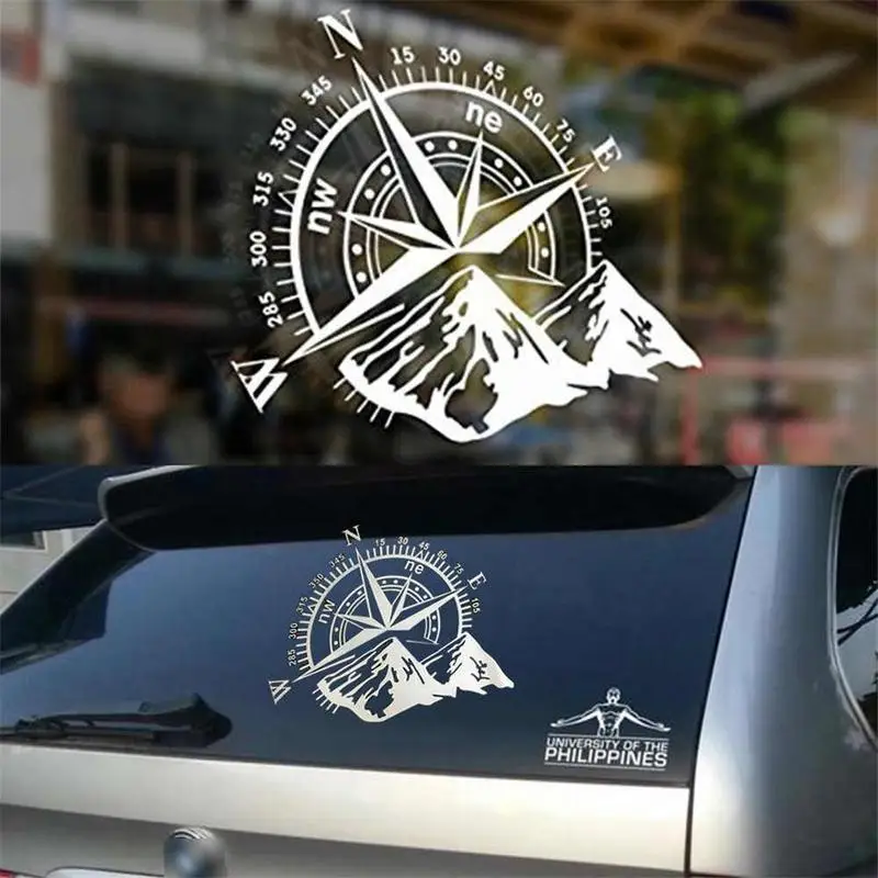 Бразильская Бесплатная почта 1 шт. 3D Универсальная автомобильная наклейка Компас