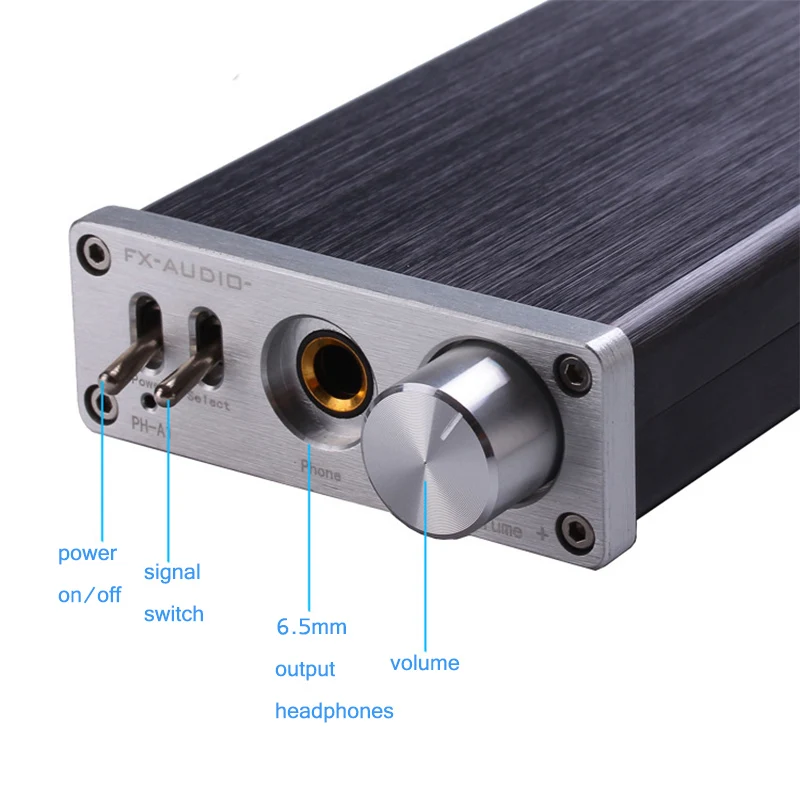 FX Audio PH A1 чистый класс А мини усилитель для наушников UPC1237 защита 3 5 мм/RCA входной - Фото №1