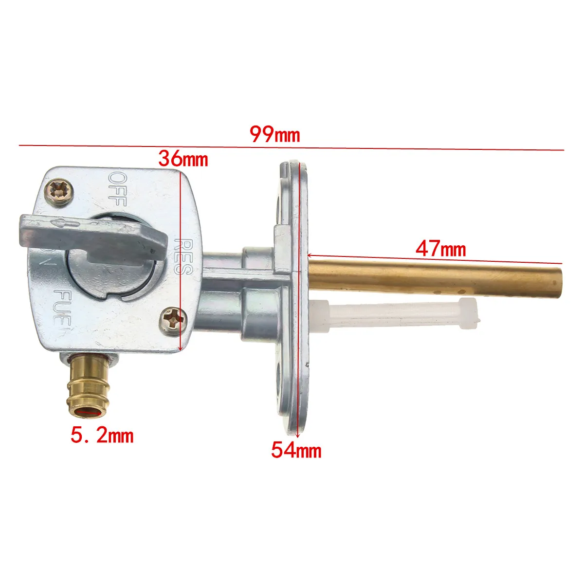 Газовый топливный клапан Petcock переключатель в сборе для Kawasaki KDX200 KDX220