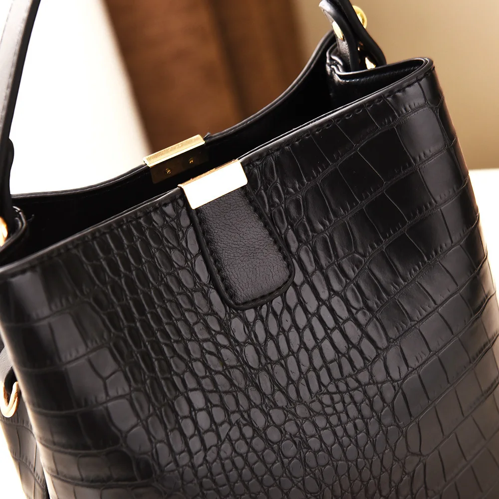 Мода 2019 г. из искусственной кожи в форме ведерка аллигатора роскошные сумки для