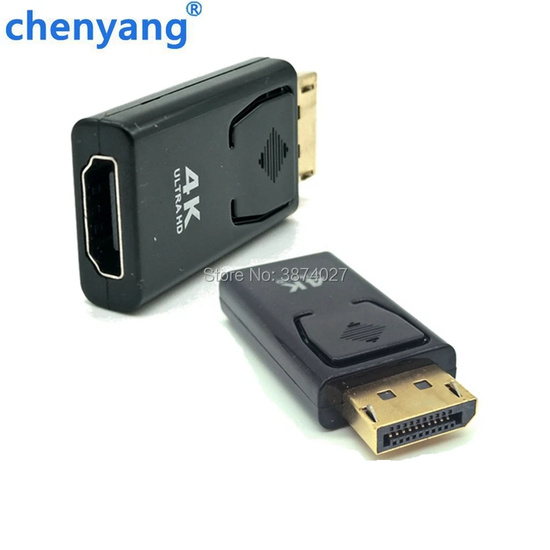 Переходник DP в HDTV-совместимый с 4K * 2K 30Hz, разъем для видео и аудио, переходник с порта дисплея на HD, переходник «гнездо-штырь» для HDTV, ПК