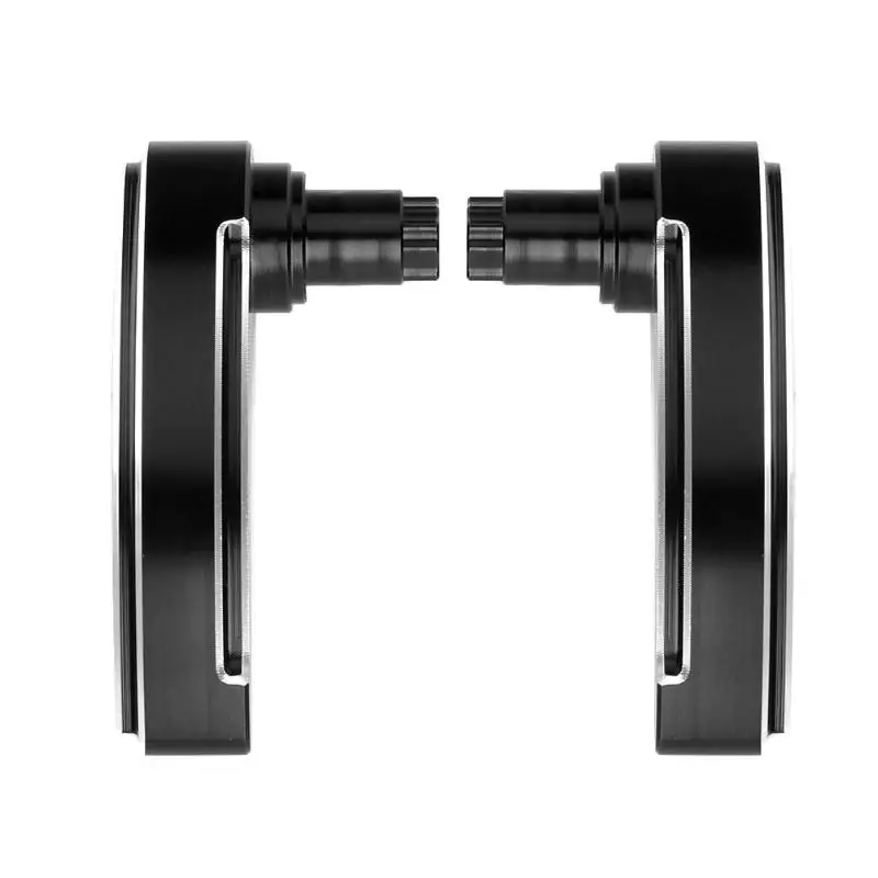 1 пара черный цинковый сплав Гонки седла крышка спасатели для Harley Street Glide