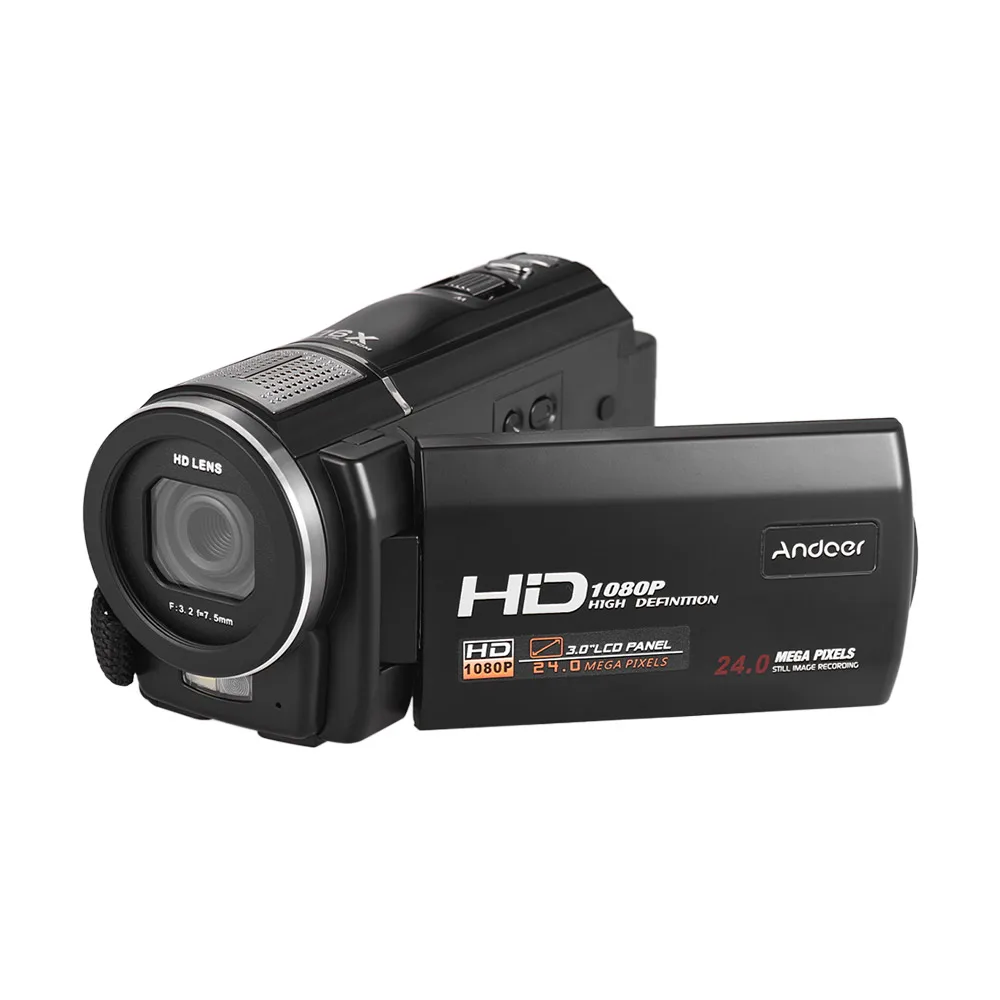 Andoer HDV F5 3 0 &quotЦифровая камера видео 16X цифровой зум вращающийся сенсорный ЖК экран