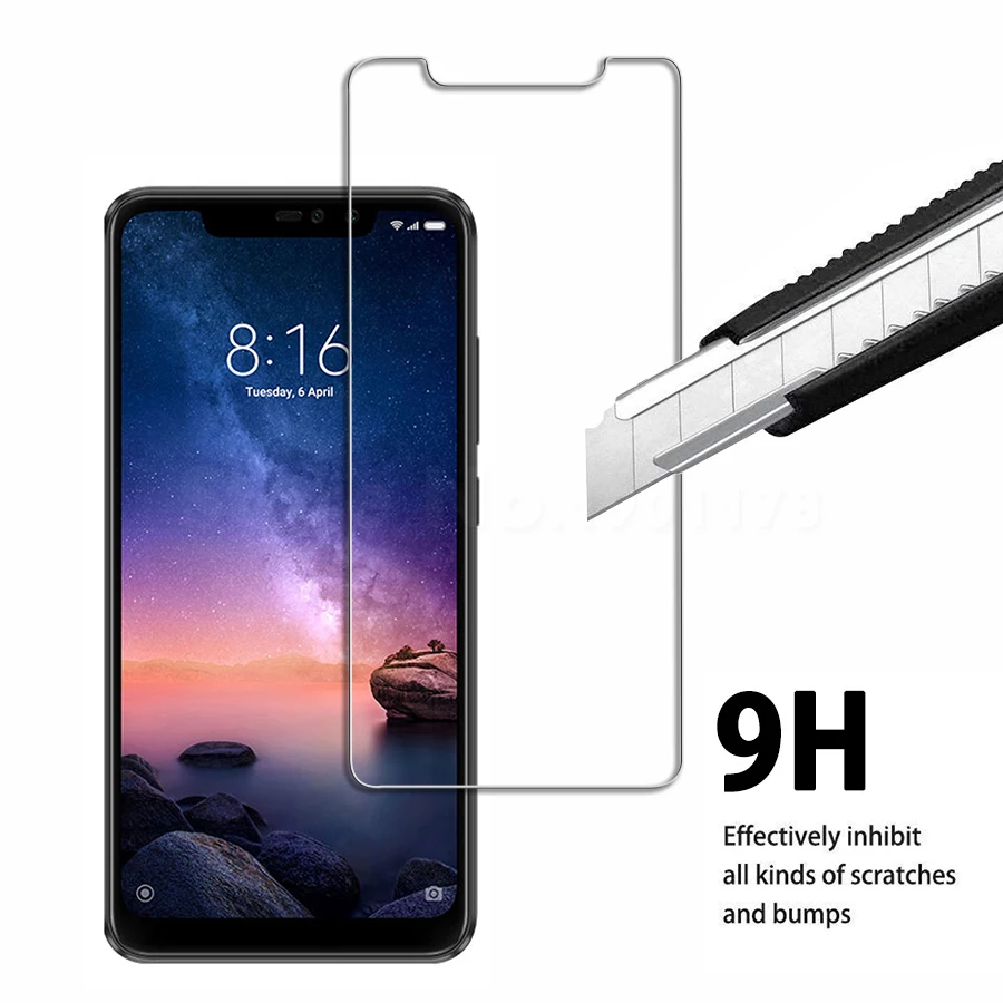 Закаленное стекло 2.5D 9H для Xiaomi Redmi Note 6 Pro note 5 защитная пленка экрана 4 4X S2 5plus 0 26