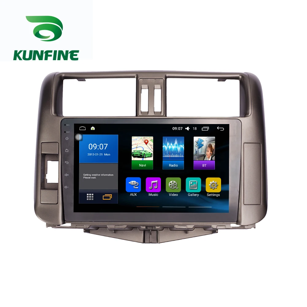 Восьмиядерный 1024*600 Android 8 1 автомобильный DVD GPS навигационный плеер Deckless стерео для