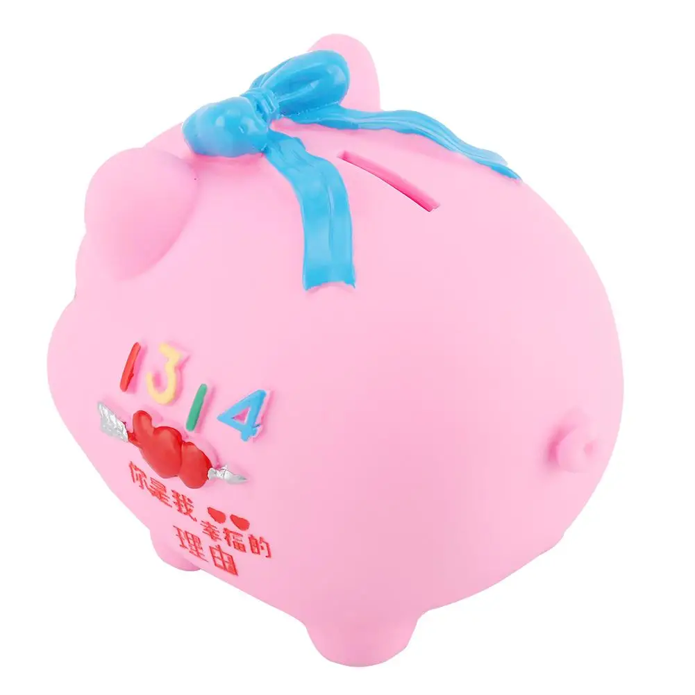 Сейф копилка для денег чехол монеты мультяшная зеленая розовая свинья украшение