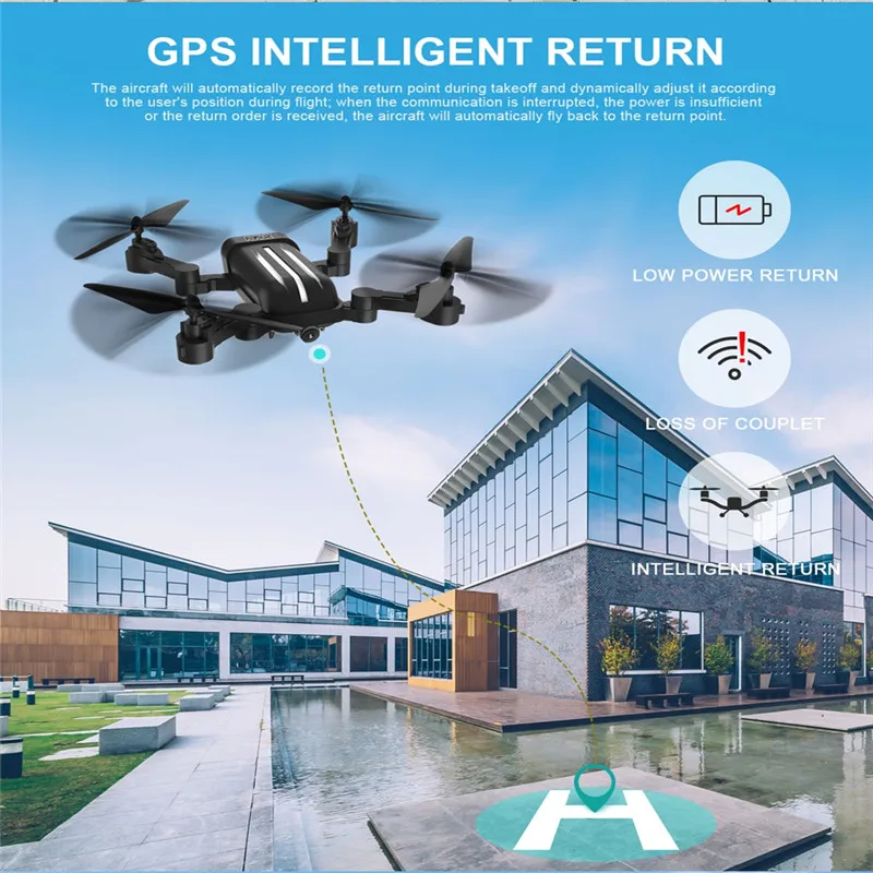 Новый BAYANGTOYS X30 Радиоуправляемый Дрон GPS 5G Wi Fi 1080 P с видом от первого лица 8MP HD