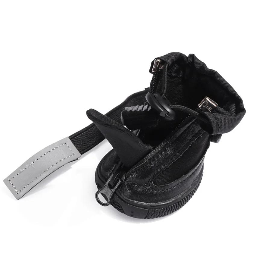 4 шт. зимняя обувь для собак Обувь водонепроницаемая нескользящая щенка