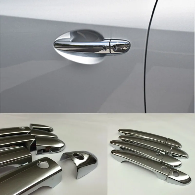 Для Mazda CX 5 CX5 2012 2013 2014 2015 2016 2017 смарт ключ Chrome Боковая дверь ручка крышки Накладка