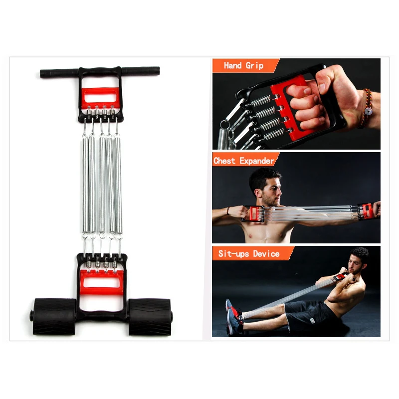

Spring Arm Developer Puller Chest Expander Unisex Multifunctional Breast Training Equipment Fitness Pedal Hand Gripper Strengths